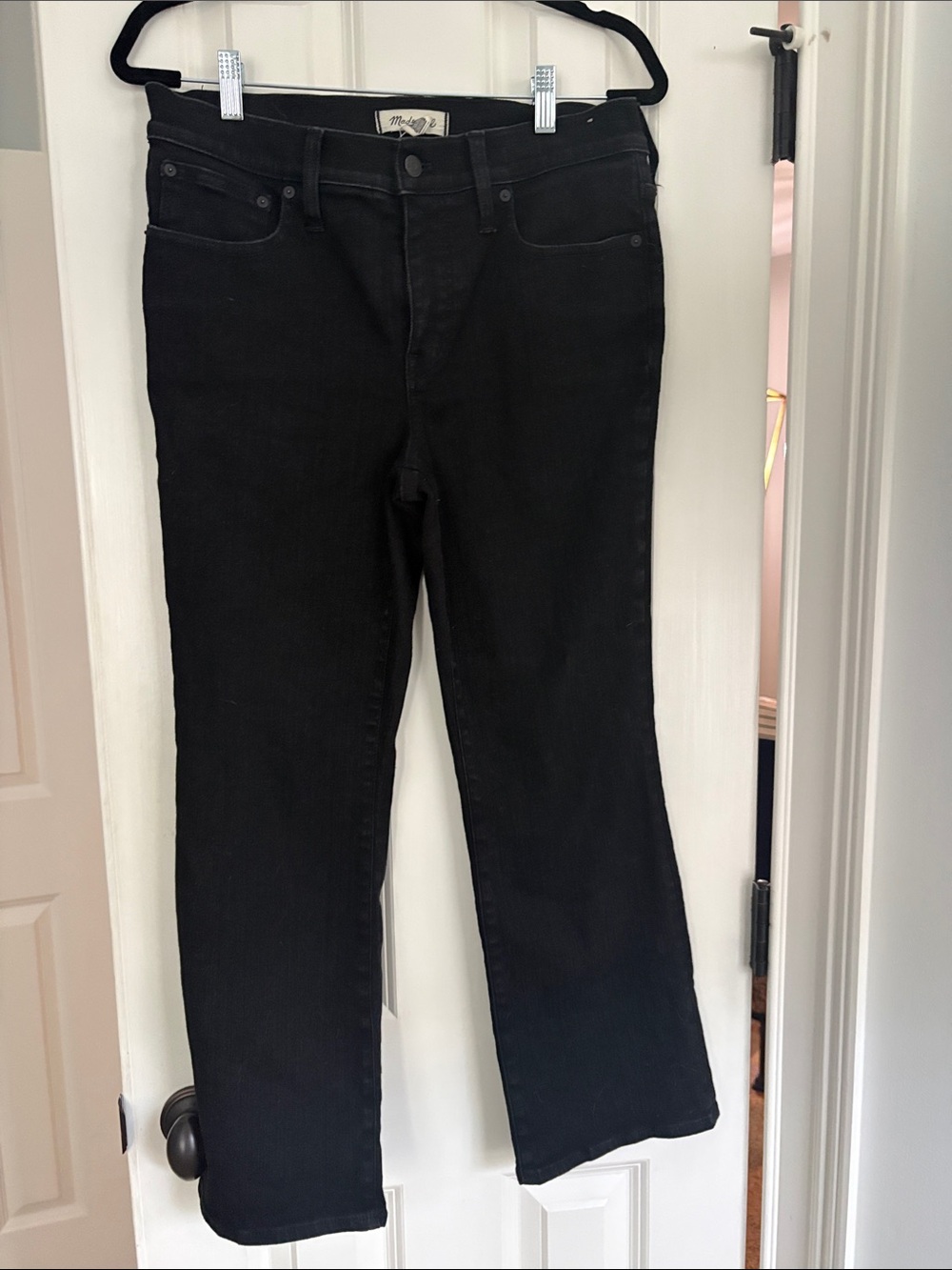 Madewell black Women's kick flare Jeans
